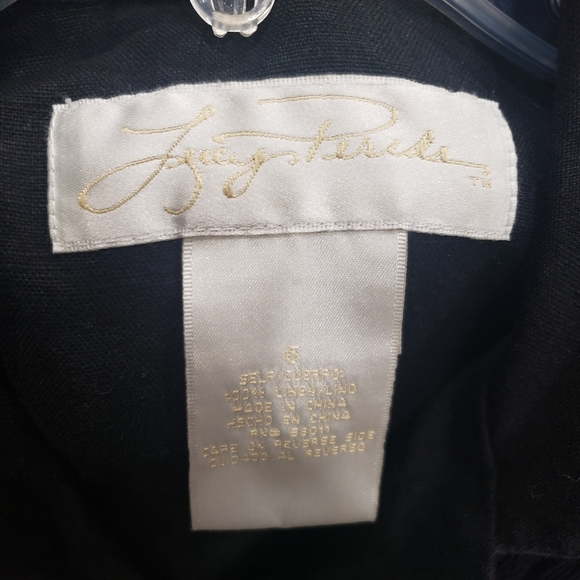 Lucy Pereda 100% linen button up 4 front pockets 2 with buttons - Picture 8 of 8